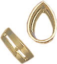 18KY PEAR SHAPE AIRLINE BZL 2.75x1.75