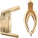 14KW MARQUISE BEZEL 