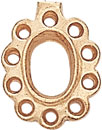 14KW OVAL CTR 7x5 10/.02 BEZELS