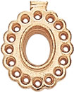 18KY OVAL CTR 6x4 16/.015 BEZELS