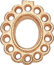 18KY OVAL CTR 8x6 14/.03 BEZELS