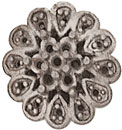 14KW CLUSTER CTR 7/ .01 OUTER 12/.005 STONES