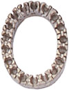 14KW 11x9 OVAL FRAME 18/.01
