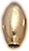 G.F. SHINY OVAL BEAD 6.5x4.5mm
