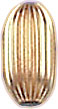 14KY CORR. OVAL BEAD 9.25x5mm