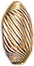 S.S. CORR. OVAL BEAD 6x11mm