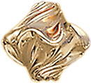 G.F. CORR. DIAMOND SHAPE BEAD 14x15mm