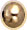 G.F. TWO HOLE SHINY BEAD 2.5mm