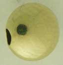 14KY SHINY LENTIL BEAD 6.5x4mm