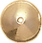 G.F. KNIFE EDGE SHINY ROUNDEL 8x5mm