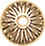 G.F. CORR KNIFE EDGE ROUNDEL 6x3.5mm
