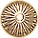G.F. CORR KNIFE EDGE ROUNDEL 7.5x4.5mm