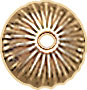 G.F. CORR KNIFE EDGE ROUNDEL 8.5x5mm