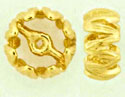 14KY FANCY ROUNDEL SPACER 6.5x3.3mm