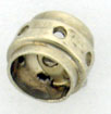 14KW CAST ROUNDEL 4.8x4.5mm 6 STONES