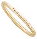 G.F. FACETED BANGLE BRACELET