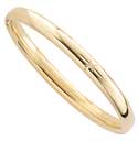 G.F. SHINY BABY BANGLE BRACELET W/ DIA