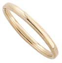 G.F. MILLGRAIN BABY BANGLE BRACELET