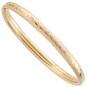 G.F. TEEN HEART BANGLE BRACELET