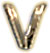 14KYP SMALL RABBIT EAR BAIL 4mm