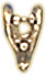 18KY 4.75mm CAST BAIL FOR .03 DIAMOND