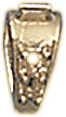 18KY 8mm CAST BAIL FOR 2/.025 DIAMONDS