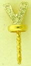 14KY CAST 8mm DIA BAIL W/9mm PEG TW .04