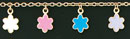 14KY BRACELET W/ CHARMS