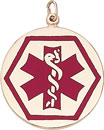 14KY X-LARGE ROUND MEDICAL ALERT 1