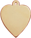 S.S. SHINY HEART SHAPE DISC 5/8