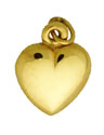 14KY SM PUFFED HEART 8mm