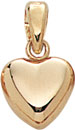 14KY SM PUFFED HEART