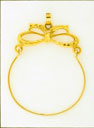 14KY CHARM HOLDER 28x25mm INSIDE DIAMETER