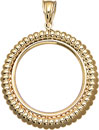 14KY SHRIMP COIN FRAME 27mm