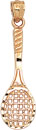 14KY TENNIS RACKET CHARM 25mm