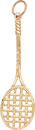 14KY TENNIS RACKET CHARM 34.5mm