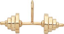 14KY DUMBELL CHARM 9.5x31mm