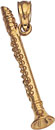 14KY CLARINET CHARM 26mm
