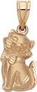14KY CAT CHARM