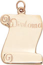 14KY DIPLOMA CHARM