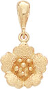 14KY FLOWER PENDANT D/C