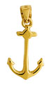 14KY ANCHOR CHARM