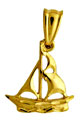 14KY SAILBOAT CHARM