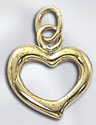 G.F. CHARM OPEN HEART