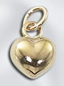 G.F. CHARM PUFFED HEART