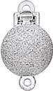 14KW ROUND SPARKLE BALL CLASP 8mm