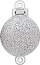 14KW ROUND SPARKLE BALL CLASP 9mm