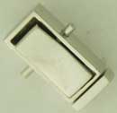 18KW RECTANGULAR CLASP W/ SPRING MECHANISM 4.7x10.5mm