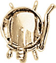 18KY CAST OPEN SNAP 2 STR W/ SAFETY 8mm