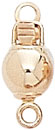 S.S. SHINY BALL CLASP 5mm